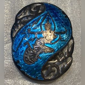 Siam Silver Niello Sterling pin brooch 1930s - Vintage Beautiful Silver …